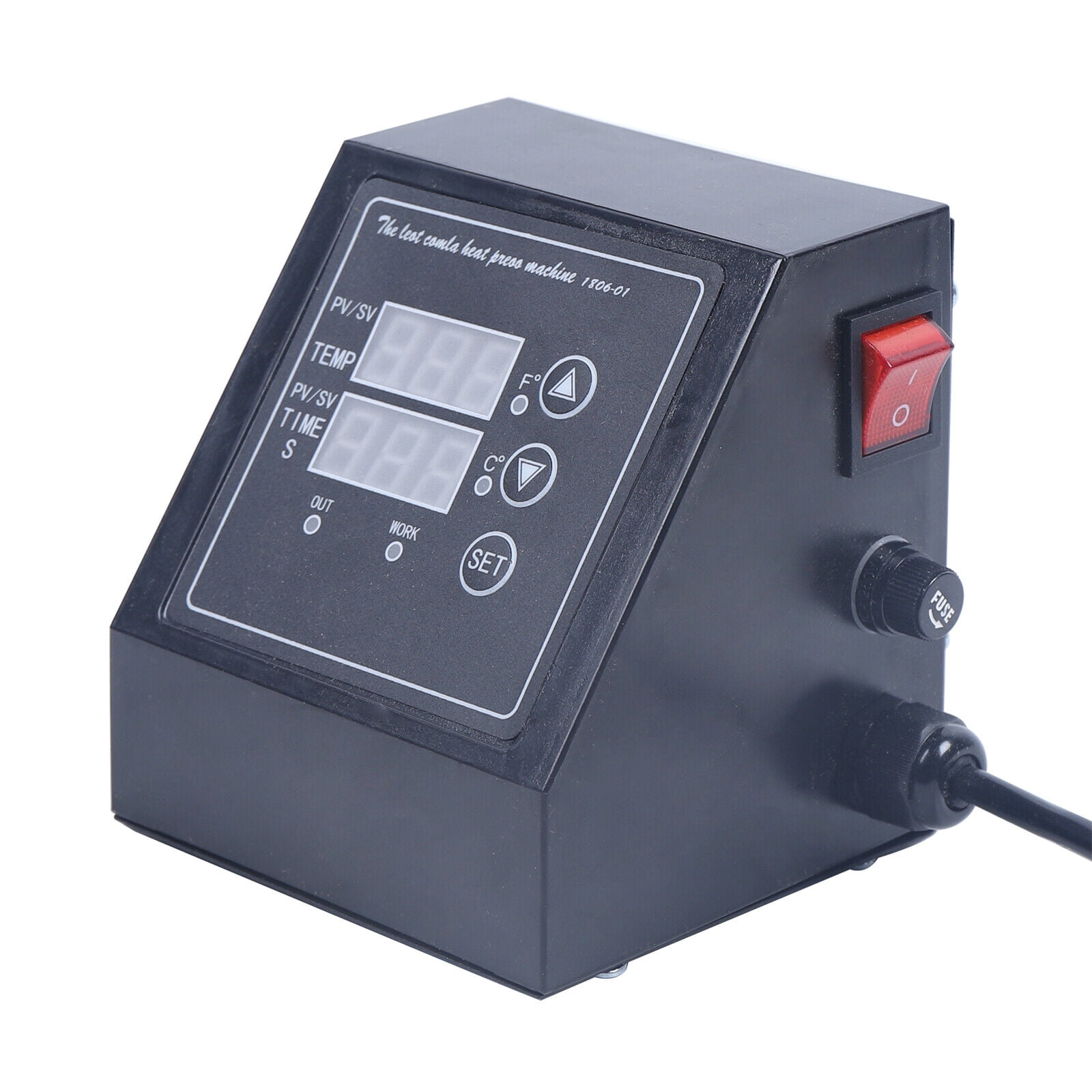 Heat Press Machine 1000w Dual Display Digital Control Box For Heat ...