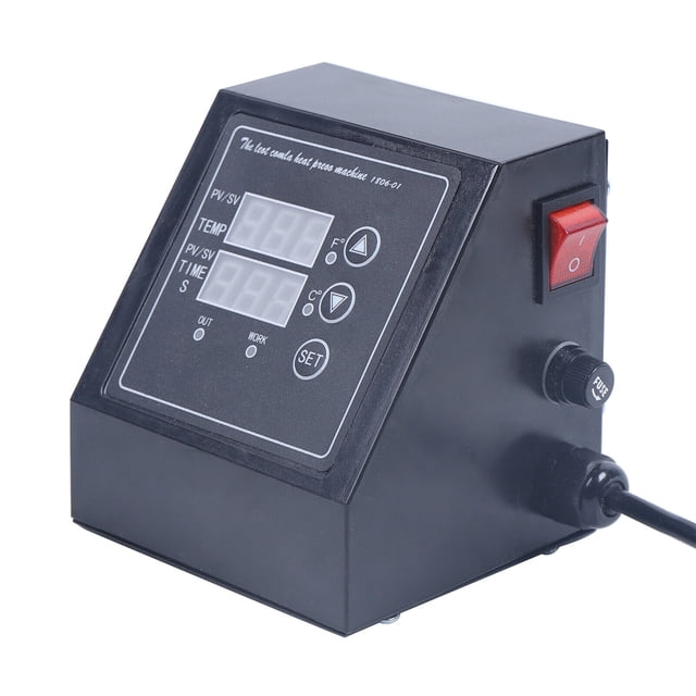 Heat Press Machine 1000w Dual Display Digital Control Box For Heat ...