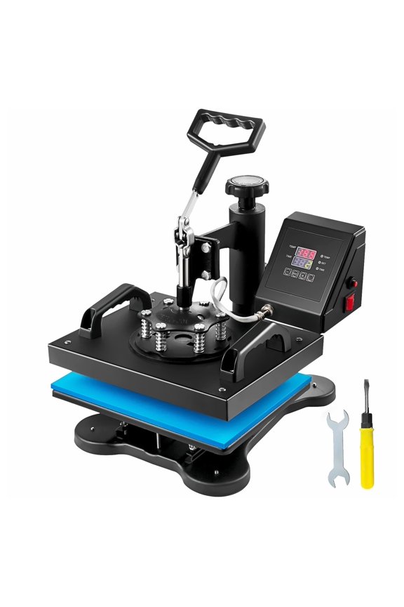 Heat Press Machine 12x10 Inch, T-Shirt Press for Sublimation, Swing Away Transfer Press for T-Shirts, Garments, Bags & More - 30x23cm