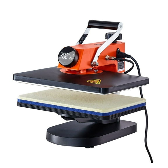 Heat Press Machine 12x15", 5-in-1 Sublimation Printer, Digital Swing Away for T-Shirt, Mug, Cap, Plate, Bag Transfers