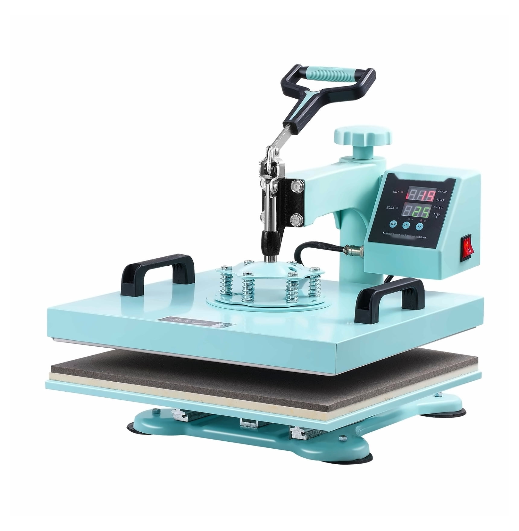 Heat Press Machine 15x15", 8 in 1, 30oz Tumbler Press for T-Shirts, Hats, Mugs, DIY Crafts & Gifts with Swing-Away Design