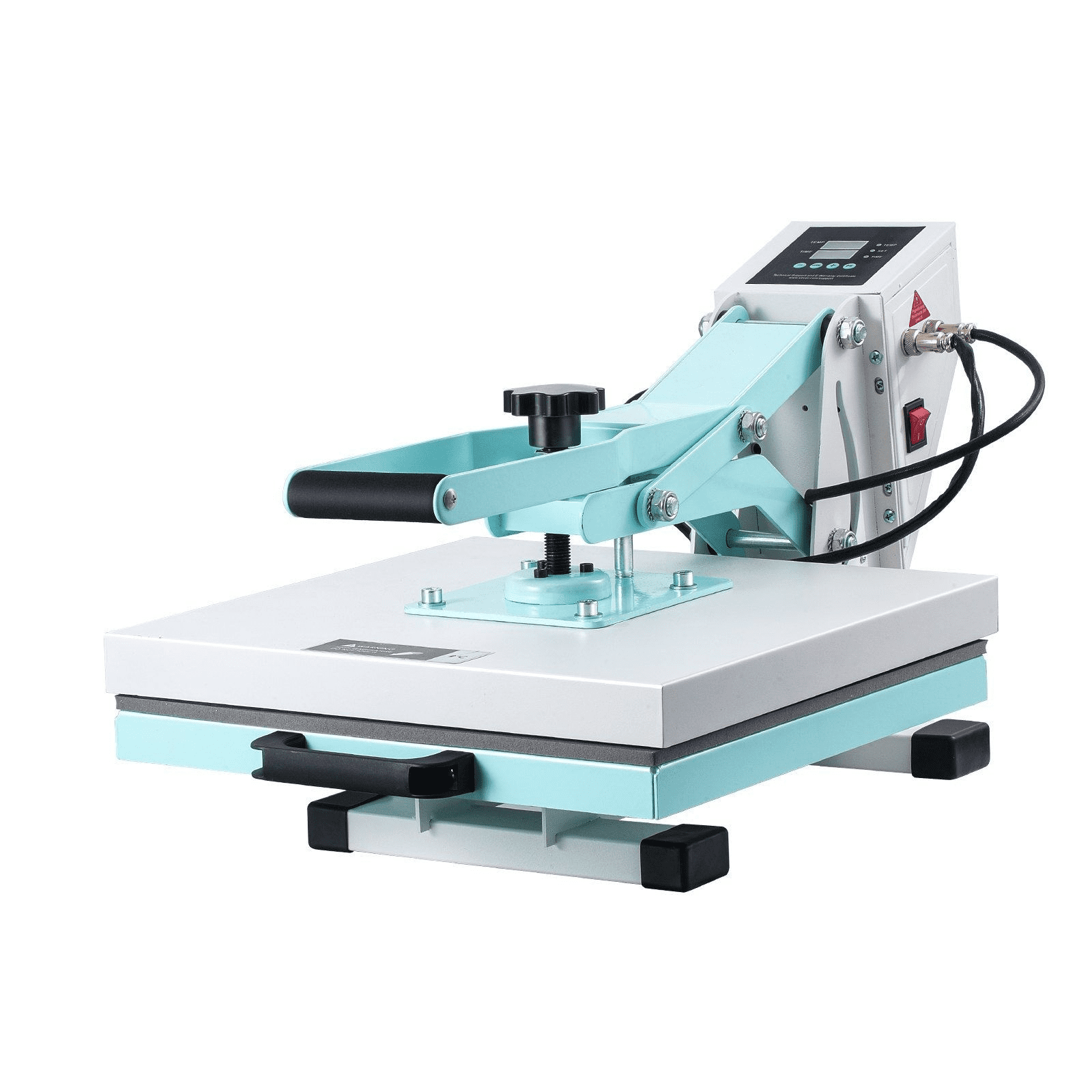 Heat Press Machine 15x15, Slide Out Transfer Press for T-Shirts, DIY Crafts - Green