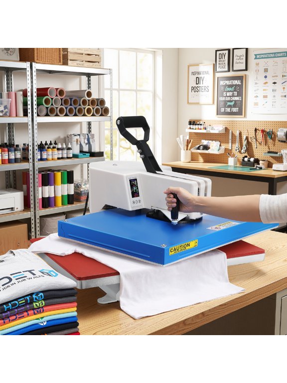 Heat Press Machine 16" x 24" 3500W Power Swing Heat Press Fast Even Heating, High Pressure, for T Shirt Mug Hat Plate
