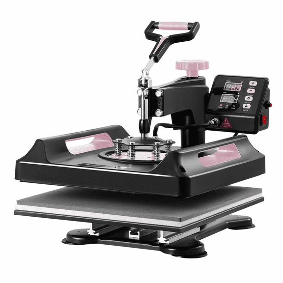 Heat Press Machine 8 in 1, 15x15 in, 30oz Tumbler Press for T-Shirts, Hats, Mugs, Pillowcases - Versatile DIY Crafting