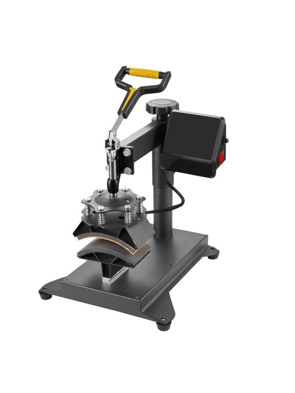 Heat Press Machine, 8 in 1, Swing Away, 15X15 in, Digital Control, for T Shirt Hat Cap Mug Plate, Black
