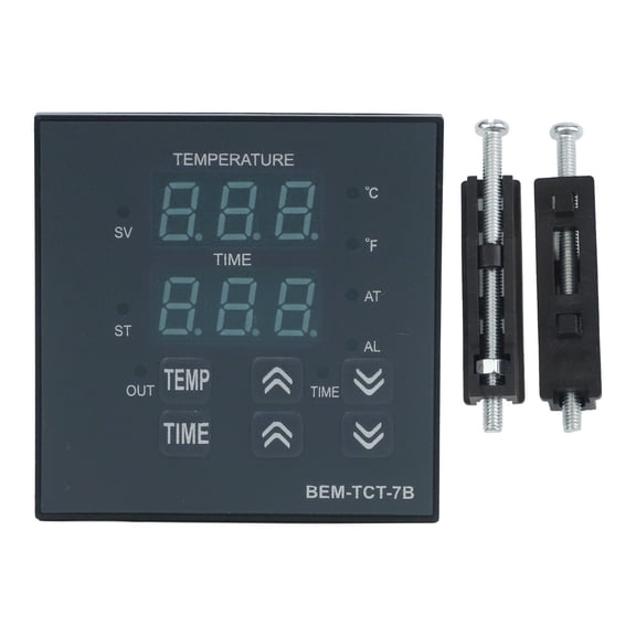 Heat Press Machine Digital Thermostat Bem-Tct-7B Temperature Time Control Meter