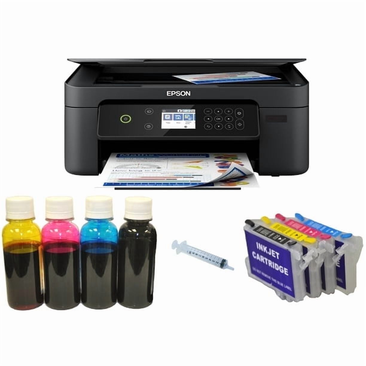 Heat Press Machine Printer Wireless Dye ink System Transfer Bundle