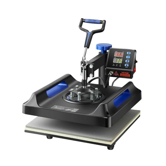Heat Press Machine Sublimation Machine 15 x 15 inch 8 In 1 Blue Heat Press Set
