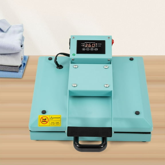 Heat Press Machine for T Shirts, Home Use Portable Heat Press for Sublimation, Blue Digital Sublimation Printer