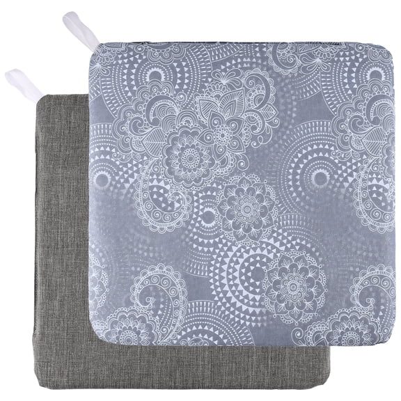 Heat Press Mat,Ironing Board Pad,12" x 12" Extra Thick Padding Coated Scorch and Stain Resistant for Household Travel Dorm ,Grey Paisley