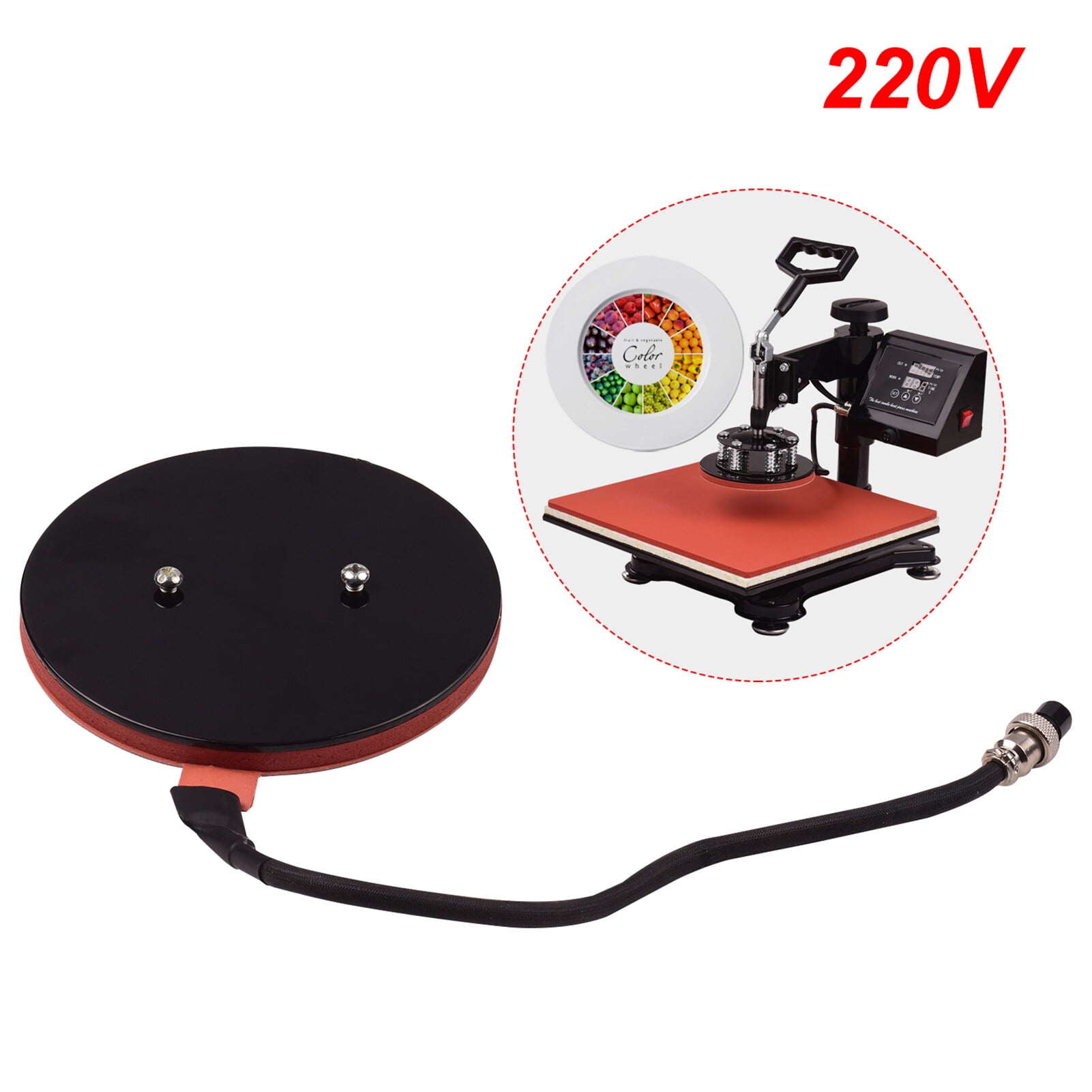 Heat Press Plate,Heat Press Hine Silicone Pad Mat Plate Pad Sublimation Qisuo