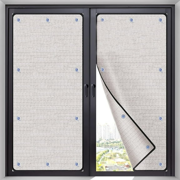 Heat Reflective Window Film,Happon 1 Pcs Cooling Privacy Window Film,Anti UV Sun Protection Film,Total Blackout Window Film,Sun Roof Insulation Film for Home (20''x40'')