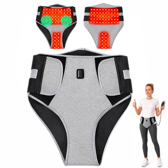 Her Heat Relief Wrap, Herheat Relief Wrap, Multiple Temperature Settings Combined with Rhythmic Modes, Built-In Display Panel with Auto Power-Off Design, Soft and Breathable, Ideal for Use at Home