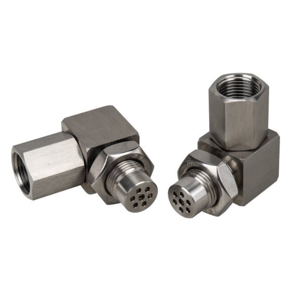 Heat-Resistant 90-Degree Oxy-gen Sensor Adapter M18x1.5 - Check Engine Light Resolver for Exhaust Repair 2PCS