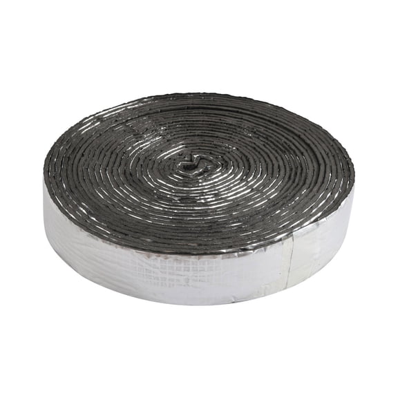 Heat Resistant Aluminum Foil Insulation Tape With Rubber Foam Backing For Ductwork And Plumbing Systems