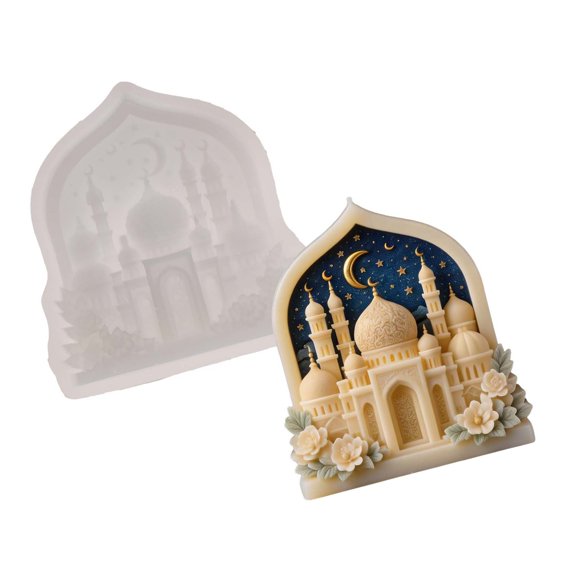 Heat Resistant Baking Tool Unique Starry Palazzo Silicone Mold Creation