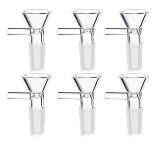 Heat-Resistant Borosilicate Glass Funnel, Mini Bowl Piece with Handle for Home Kitchen