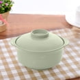 thumbnail image 1 of Heat Resistant Bowl with Handles, Insulated Soup and Noodles Bowl, Microwave Safe Plastic Food Storage Container for Home Office Dorm, 1 of 6