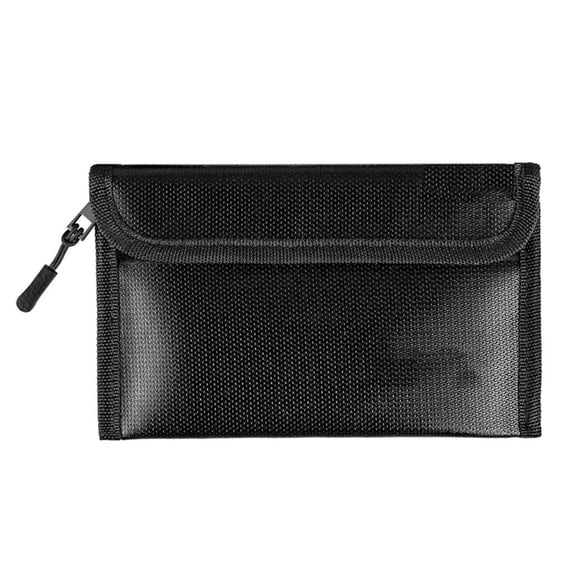 Heat Resistant Case Silicone Fiber Security Pouch Fireproof Waterproof Design For Cash Files Electronics Defense