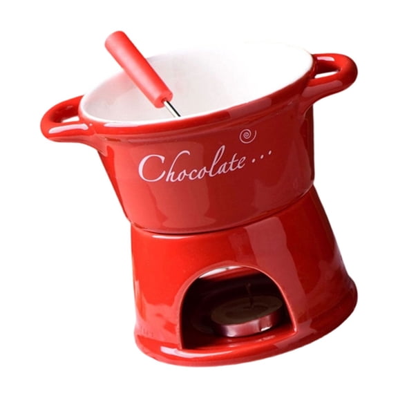 Heat Resistant Ceramic Fondue Cup For Chocolate Cheese Melting Perfect For Family Gatherings Dishwasher Safe Mug