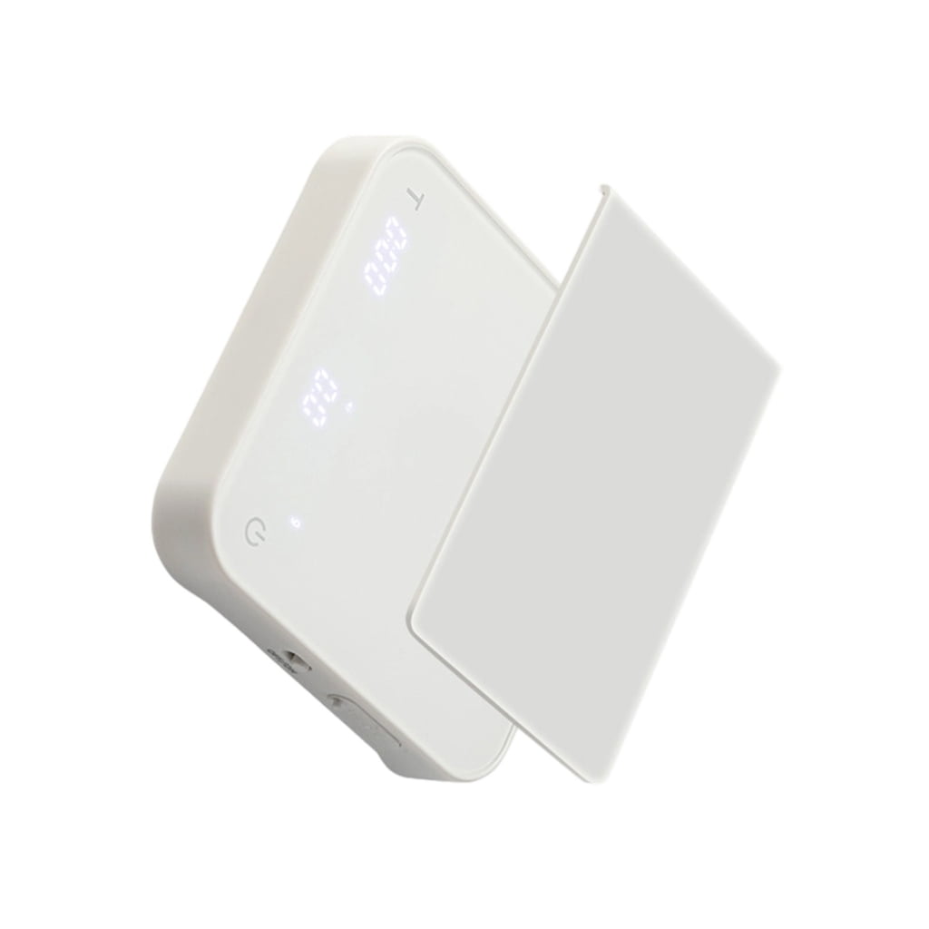 Heat Resistant Digital Scale 0.1g Accuracy 4 Functional Mode Auto Shutdown Compact 10cm Square Body