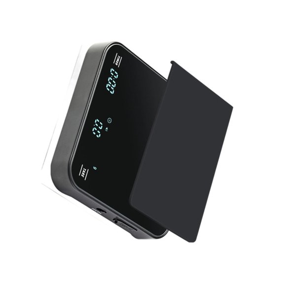 Heat Resistant Digital Scale 0.1g Accuracy 4 Functional Mode Auto Shutdown Compact 10cm Square Body