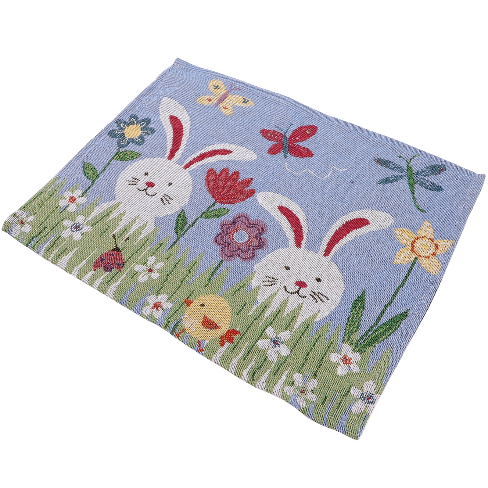 ONAPARTER Heat Resistant Easter Placemat Party Table Mat Dinner Table