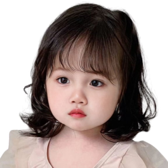 Heat Resistant Fiber Childrens Wigs Soft Adjustable Net Base Perfect For Performances Daily Use