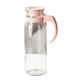 thumbnail image 1 of Heat Resistant Glass Pitcher, Large Capacity Drink Jug With Leak Proof Lid And Handle For Iced Tea Coffee Juice Water, Kitchen Countertop Home, 1 of 6