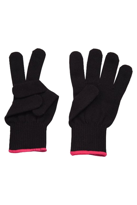 Heat Resistant Gloves 300C, PVC & Silicone Coated Anti-Scald Gloves  High Temperature Protection for Curling Iron, Kitchen Baking, Hair Styling, and Industrial Use