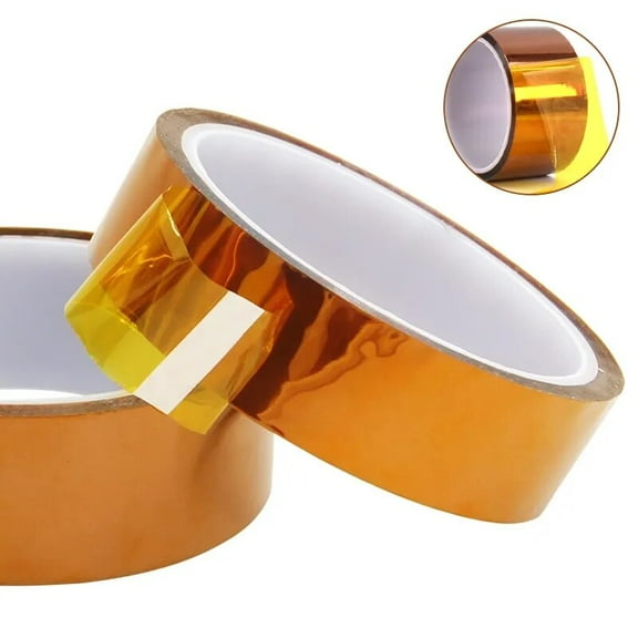 Heat-Resistant Gold Tape Automotive Flame-Retardant Shield Sticky 100ft Roll