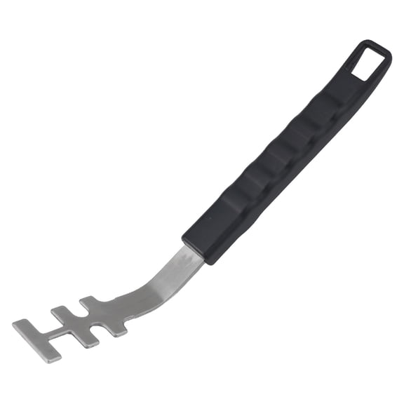 Heat-Resistant Grill Grate Lifter Tool, Stainless Steel BBQ Accessory With Anti-Scald Handle For Safe Cooking, 27.5cm