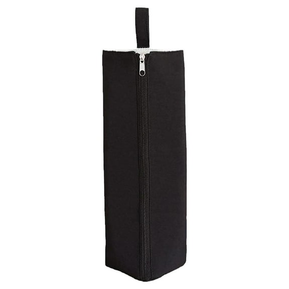 Heat Resistant Hair Curling Holder Mat with Zipper - Lightweight Travel Bag for Curling Iron & Straightener, Portable Hair Tool Organizer Case for Home and Travel Use