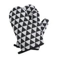thumbnail image 1 of Heat-Resistant Kitchen Oven Mitts | Thickened Double-Layer Cotton Insulation Gloves for Baking & Microwave | 2-Pack Set with Hanging Loop, 1 of 1