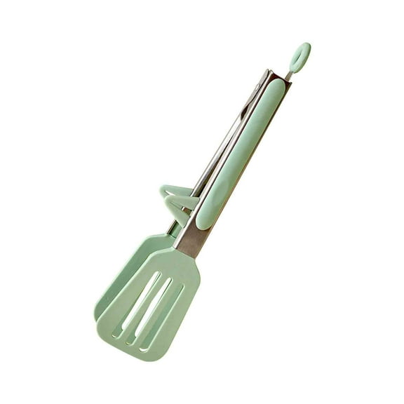 Heat Resistant Kitchen Tongs, 9 Inch Silicone Cooking Tong with Firm Sealed Non Stick Rubber Tips & Silicon Coated 18/8 Stainless Steel Handle & Smooth Locking for Serving Salad