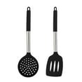 thumbnail image 1 of Heat Resistant Kitchen Utensils, Stainless Silicone Utensils Set for Nonstick Cookware, Dishwasher Safe, 1 of 5