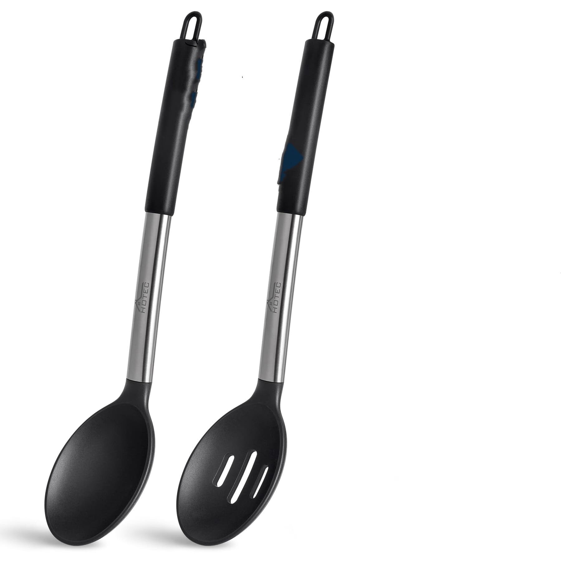 Heat Resistant Large Silicone Cooking Spoon,Solid Slotted Spoons ...