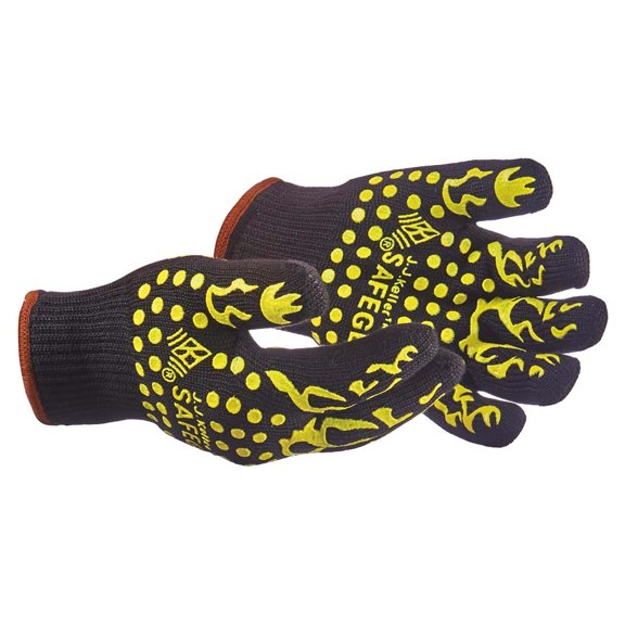 Heat Resistant Level 3 Work Gloves, Aramid Shell, Medium/Large, SAFEGEAR