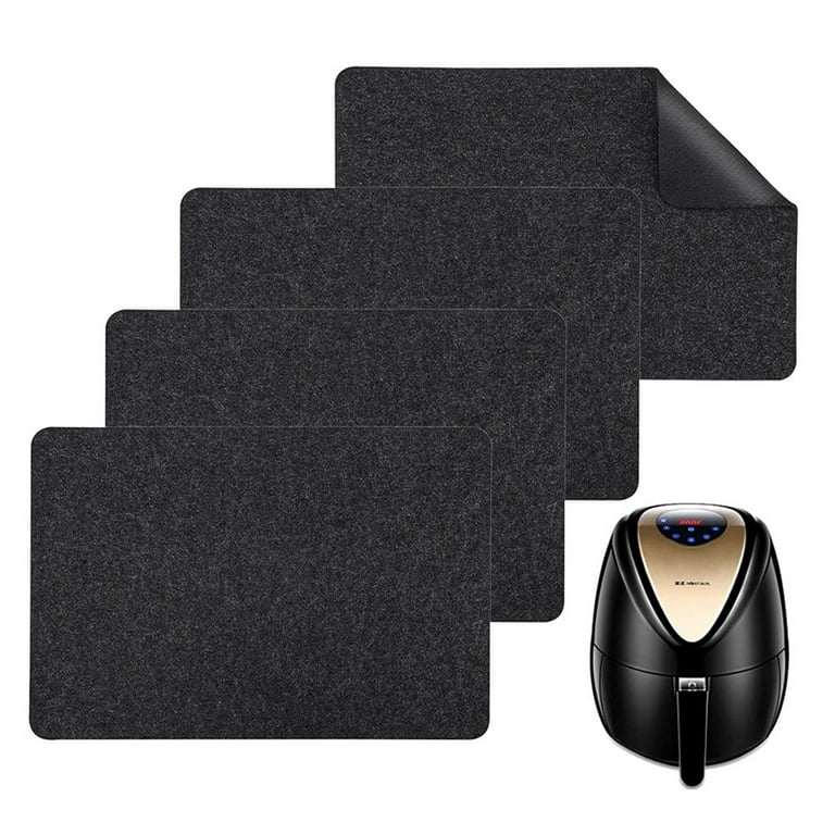 4 Pcs Heat Resistant Mat for Air Fryer Kitchen Countertop Protector Mat