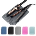 thumbnail image 1 of Heat Resistant Mat - Iron Mat - Curling Iron Holder - Silicone Heat Resistant Mat - Makeup Mat - Hot Tools Mat - Hot Tools Flat Iron Holder, 1 of 7