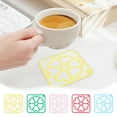 thumbnail image 1 of Heat Resistant Non Slip Dining Table Mat | Polyvinyl Chloride Placemat | Durable, Easy to Clean | 3.94 x 3.94 in Versatile Cup Plate Coaster | Single Pack | Multiple Colors, 1 of 6