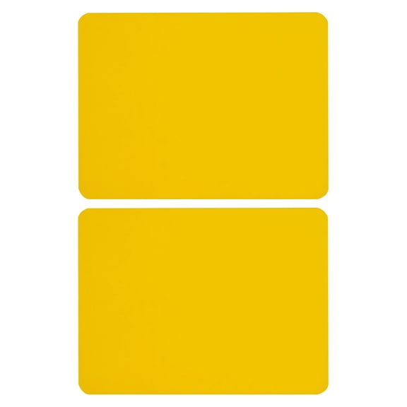 Heat Resistant Non-Slip Waterproof Wipeable Washable Kitchen Dining Silicone Table Mats,Vinyl Placemats Heat Resistant Place Mats,Dining Table Mats and Coasters for Kitchen,Indoor,Outdoor(yellow)