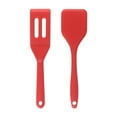 thumbnail image 1 of Heat Resistant Nonstick 8 in Silicone Kitchen Spatula (2 Count), 1 of 9