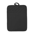 thumbnail image 1 of Heat-Resistant Oven Baking Mitt - Cotton Microwave Kitchen Heat Pad (Black), 1 of 9