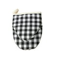thumbnail image 1 of Heat Resistant Oven Gloves For Microwave And Oven Use With Extra Thick Padding, Non Slip Grip, Easy Cleaning, And Hidden Hanging Loop For Space Saving Kitchen, Bakery, 1 of 6