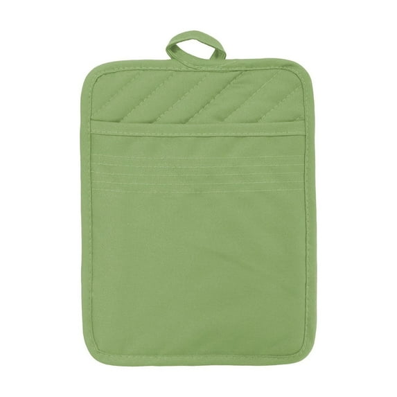 Heat Resistant Oven Pad Basdi Heat Resistant Oven Pad - Kitchen Baking Pocket Heat Protection, Scalder-Proof, Reusable for Microwave, Oven, and Household Cooking Safety, Pocket Heat Protector, Green