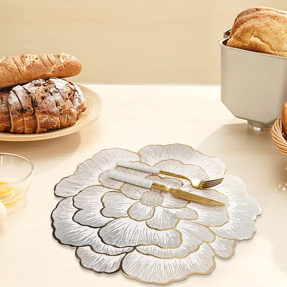 Heat-Resistant PVC Placemats, Nordic Style Decorative Table Mats, Waterproof Insulated Dining Cup Coasters