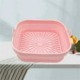 thumbnail image 1 of Heat Resistant Silicone Air Fryer Mat, Reusable Non Stick Cooking Pad for Grilling & Oven Baking, Foldable Kitchen Accessory​(Pink), 1 of 2