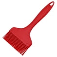 thumbnail image 1 of Heat Resistant Silicone Basting & Pastry Brushes, BPA Free, Easy to Clean & Dishwasher Safe, Spread Oil Butter Sauce Marinades, for BBQ Grill, Baking and Daily Home Kitchen Cooking,Red, 1 of 3