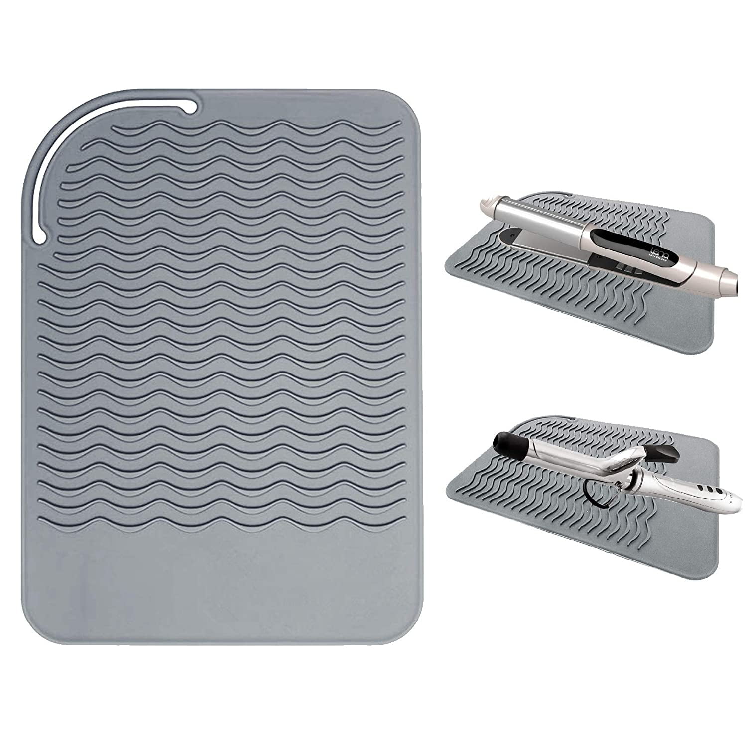 Heat Resistant Silicone Mat For Curling Iron Hair Straightener Flat